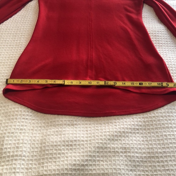 💋 Buy 2 for 15.00  Chico’s Red Keyhole size 0 size small ♥️♥️ - Picture 11 of 14